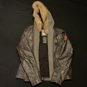 Genuine Harley Davidson Women's 3 in 1 Goatskin Leather Winter Riding Jacket